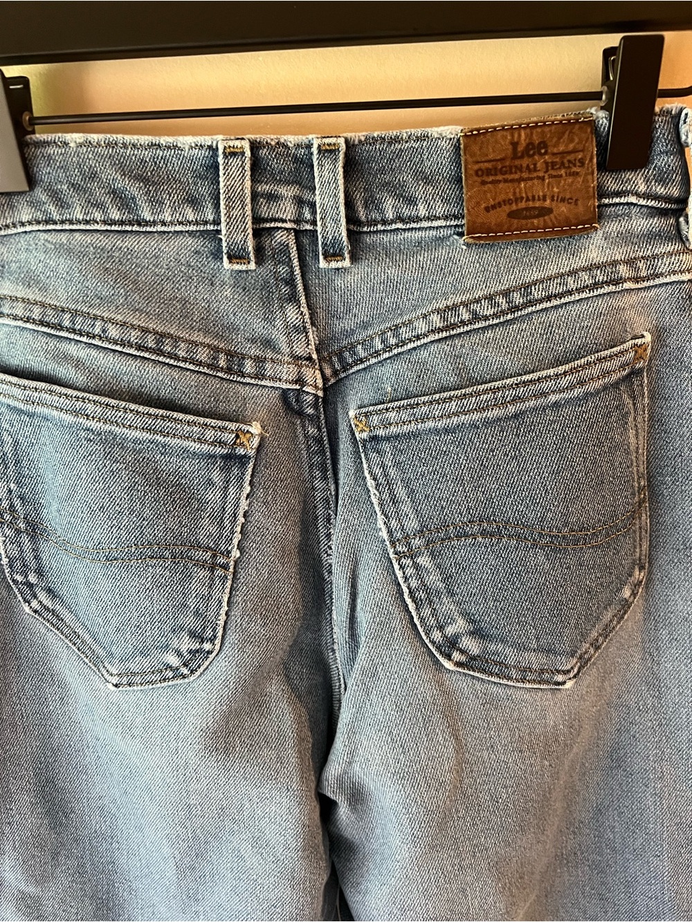 Vintage 90s Lee Mom Jeans High Rise Tapered Leg 26 - Picture 3 of 5